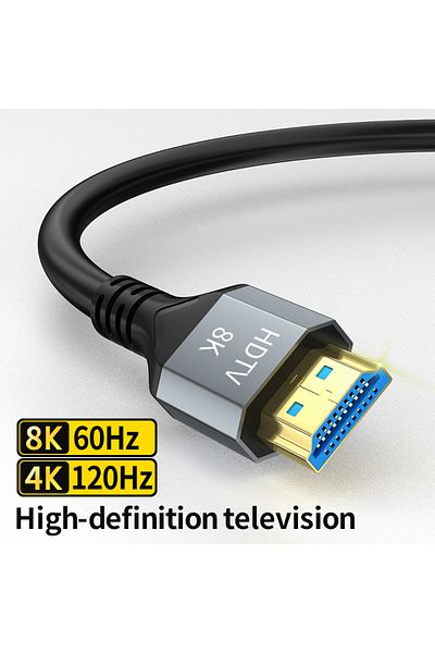 Choice 8K HDMI 2.1 Cable 4K@120Hz 8K@60Hz 48Gbps EARC ARC HDCP Ultra High Speed HDR For RTX Video Cable ...
