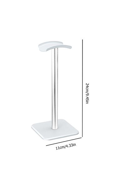 ALLOYSEED Aluminium Alloy Headphone Stand Headset Holder Space Saving Desktop Organizer Vertical Headset Su...