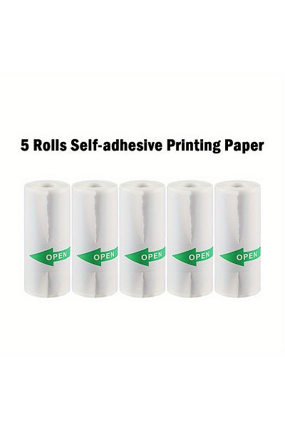 Choice 5rolls Sticker Mini Thermal Printer Paper Thermal Printer Sticker Paper For M02/t02 Sticker Photo Pr