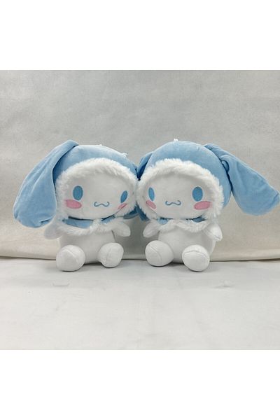 Miniso 3pcs 25Cm Kawaii Sanrio Anime Plush Toy Cartoon Roll Cinnamoroll Soft Stuffed Plushie Doll Baby Girl
