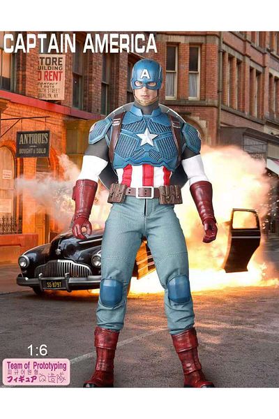 Choice With Retail Package Marvel Captain America 1:6 Articulated Action Joints Moveable Figure Toys