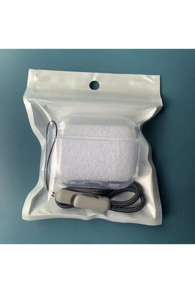 Choice حافظة سماعة أذن شفافة ناعمة من مادة TPU مع حزام حبل لسماعات Airpods Pr...