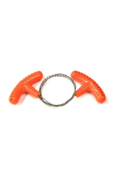 Choice منشار سلكي محمول أحمر اللون مصنوع من الفولاذ المقاوم للصدأ، مزود بمقبض...