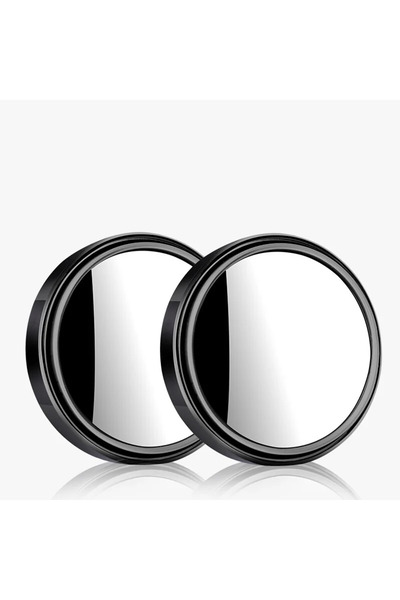 Choice مرآة الرؤية الخلفية للسيارة باللون الأسود، مرآة دائرية صغيرة، مرآة مساعدة عالية الدقة ذات زاوية واسعة، محدبة S