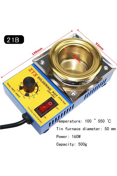 Choice 21b(160W) Melting Furnace Stove Pot Tools Eu Plug 220v 150/160w Adjustable Temperature Tin Meltin
