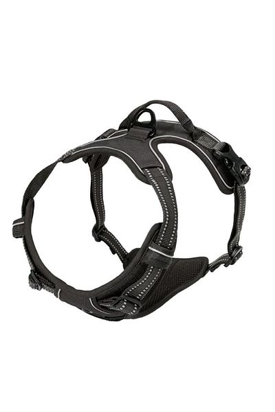 Choice L Black No Pull Dog Harness Front Clip Heavy Duty Reflective Easy Control Handle For Large Dog Walki