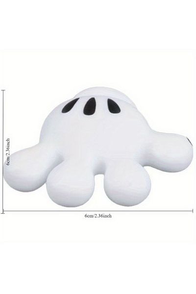Choice White Toothbrush Holder Mickey Palm Cute Bathroom Towel Suction Cup Multi-function Hook Traceless Ho