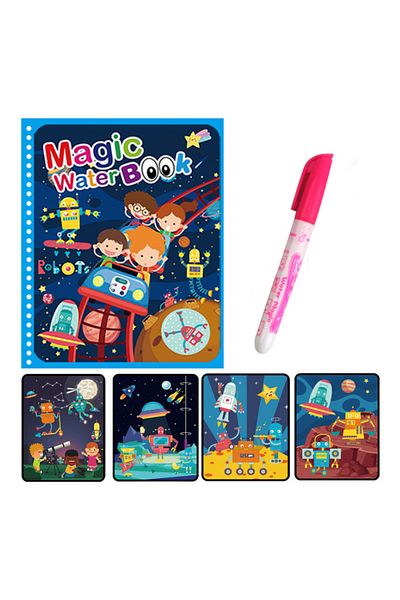 Choice B-8 Hot Sale Reusable Magic Water Drawing Coloring Book Kids Sensory Early Education For Children Bi