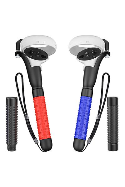 VRKOOBI Handle Extended Grip Handle Vr Game Golf Accessories For Oculu Quest 2 Controller Playing Beat Saber