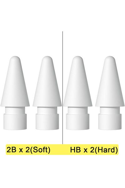 Choice 2bx2 Hbx2 لقلم Apple Pencil من الجيل الأول والثاني لأطراف قلم Ipencil 2b Soft Hb Hard Double Layer For