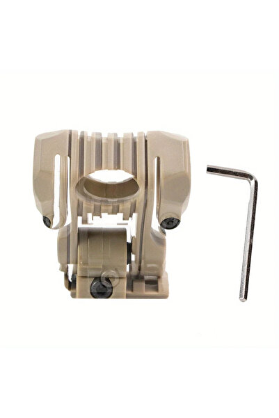 Choice حامل مصباح يدوي للخوذة من Sand BOOIU مقاس 25 مم متعدد الزوايا بمشبك بل...