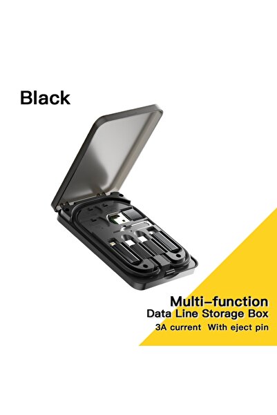 Choice كابل إيساجر الأسود 4 في 1 USB-C إلى USB-C يدعم الشحن السريع PD بقوة 60...