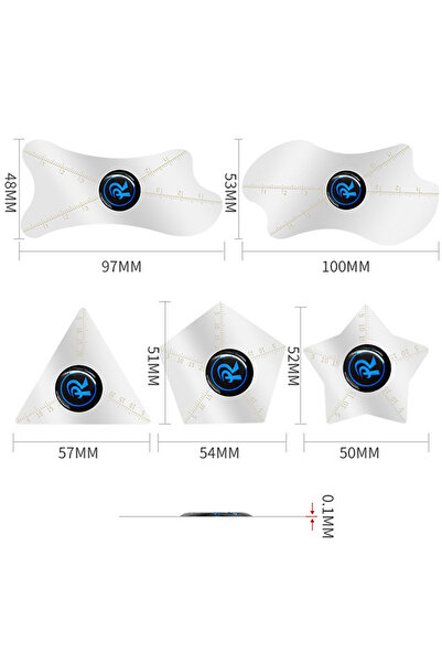 DOLANBIA مجموعة من 5 قطع من قضبان الرفع المرنة المصنوعة من الفولاذ المقاوم لل...