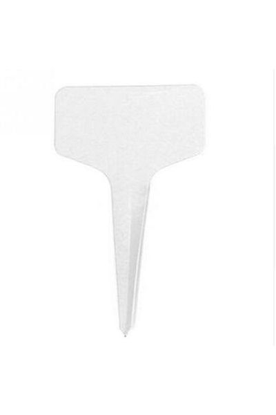 Choice White 50pcs Nursery Garden Plant Tags Reusable Stake Tags Markers Plastic Writing Plate Board Plug I