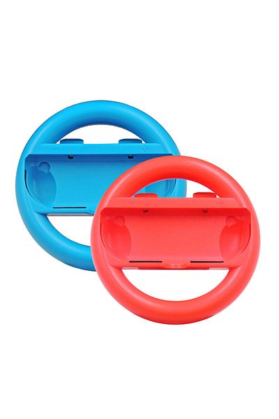 Choice Red And Blue For Nintendo Switch/switch Oled Steering Wheel Grip Joy-con Joystick Handle Racing Whee