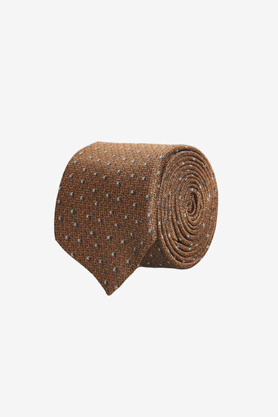 ALTINYILDIZ CLASSICS Cravată cu model maro bej pentru bărbați