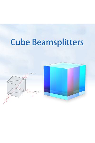 Choice Optical Glass Cube 25.4mm Beamsplitters Prism Semi-reflective And Semi-transmissive Splitting Prism