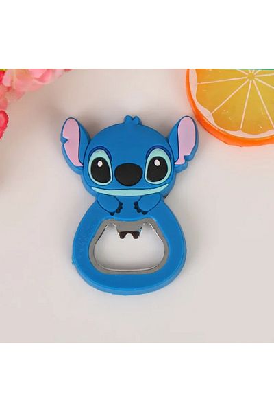 Choice Stitch Kawaii Disney Stitch Bottle Opener Lilo & Stitch Peripheral Fridge Magnet Cartoon Multifuncti