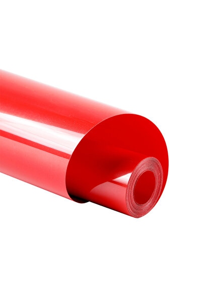Choice لفافة فينيل HTV حمراء مقاس 30.48×91 سم، فينيل ناقل للحرارة للقمصان وال...