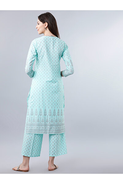 Vishudh By Styli All Over Print Kurta & Palazzos Set