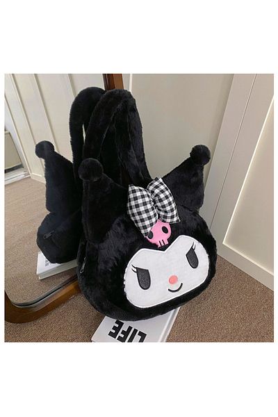 Choice Cute Sanrio Kuromi Plush Bag Large Handbag Cinnamoroll Kawaii My Melody Backpack Shoulder Bag Tot...