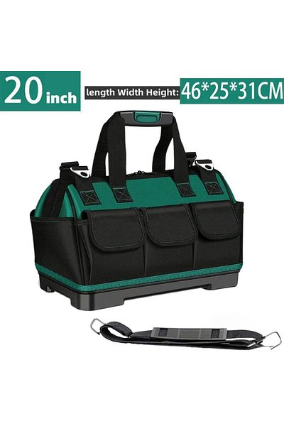 XMSJ 20 Inch Rubber Upgrade 18in- 23inch Large Capacity Tool Bag Thickened Oxford Waterproofed Wear-resis