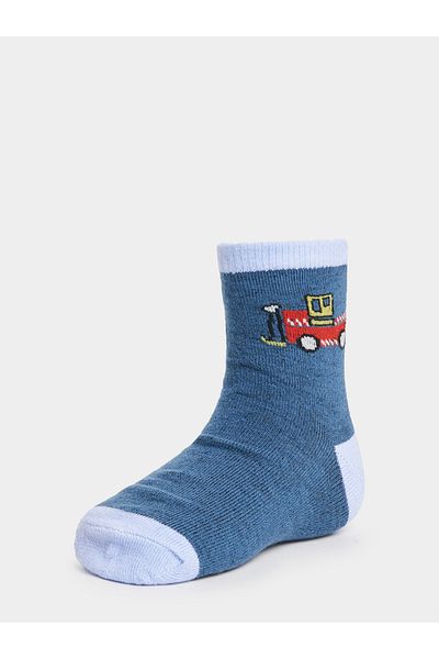 Styli Set of 5 - Cartoon Car Printed Socks