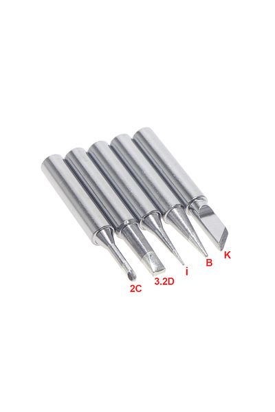 Choice White 5pcs 900m-t Pure Copper Soldering Iron Tip Soldering Iron Bga Soldering Station Lead-free Sold