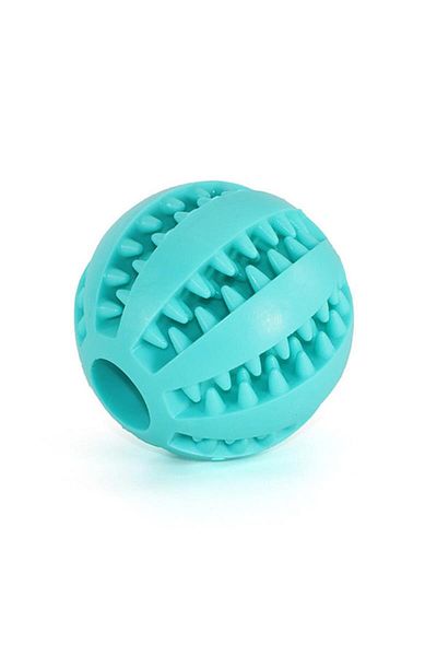 Choice Blue Dog Food Ball Pet Dog Toy Interactive Rubber Balls For Small Large Dogs Puppy Cat Chewing Toys