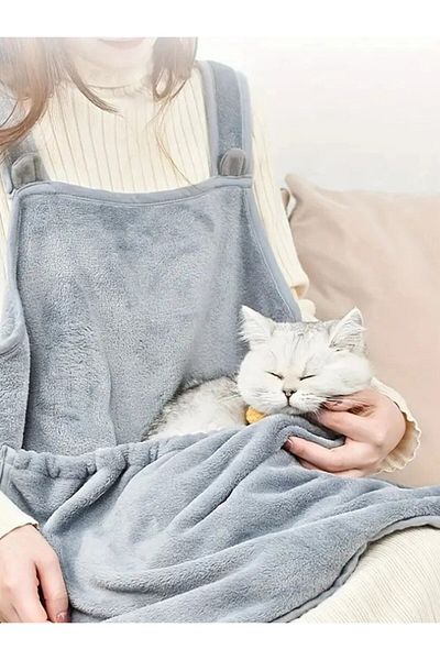 Choice S Cozy Pet Carrier Apron For Small Cats And Dogs - Perfect For Outdoor Winter Travel - Features Han.