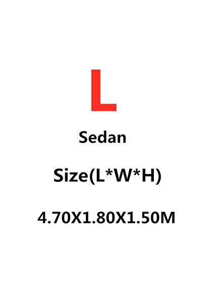 Choice1 غطاء سيارة كامل خارجي أسود اللون مقاس L-4.70X1.80X1.50M، واقي من الشم...