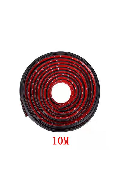 Choice 10m 5/8/10 Meters B Type Car Door Seal Strips Noise Insulation Windproof Weatherstrip Rubber Seals S