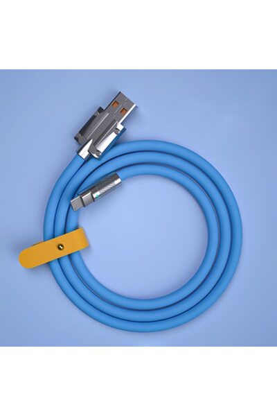 Choice كابل شحن سريع من السيليكون السائل من النوع C بقدرة 120 وات و6 أمبير من...