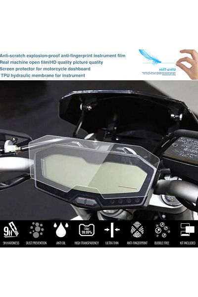 Choice 2pcs Motorcycle Cluster Scratch Protection Film Screen Protector For Yamaha Mt-07 Mt07 Fz 07 Fz07 20