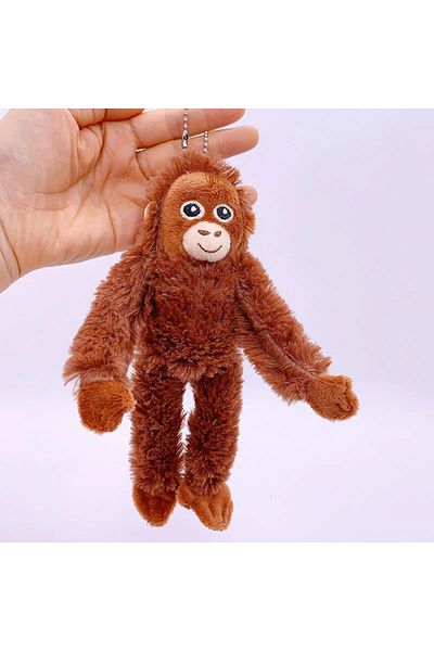 Choice Monkey-b 20cm Cute Little Monkey Pendant Plush Doll Animal Hanging Plushies Doll Bag Pendant Soft St