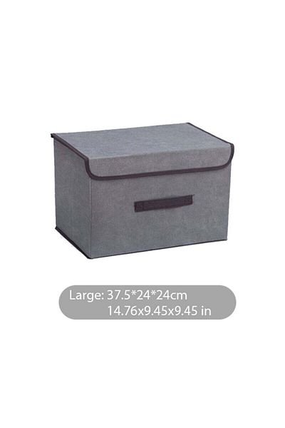 Choice Large Size G601b Fold Non Woven Fabric Storage Box Gray Home Supplies Clothing Underwear Sock And Ki