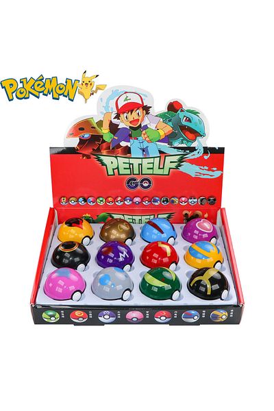 Choice 12Pcs Pokemon Figure Pokeball Toys Pikachu Charmander Anime Figure Kawaii Doll Poke Ball Collect ...