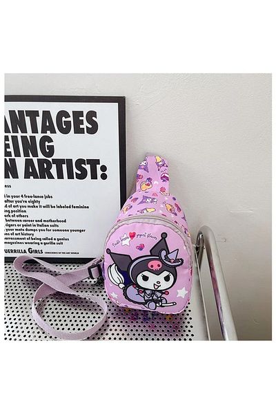 Choice Anime Hello Kitty Sanrio Children Chest Bag 산리오 가방 Kuromi Pochacco Messenger Bags Cinnamoroll Pom...