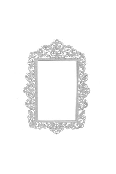 Choice Dc-2672 Gear Frame Lace Border Metal Cutting Dies Stencils For Diy Scrapbooking Embossing Handcraft