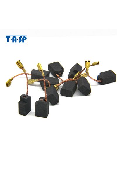 TASP 5 أزواج من فرش الكربون 6.35x10x13 مم لصنفرة الزوايا من Dewalt D28111 D28113 D28116 D28117 D2...