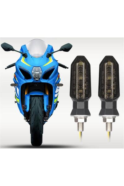 Choice قطعتان من مصابيح إشارة الانعطاف LED للدراجات النارية الصغيرة مقاس 8 مم...