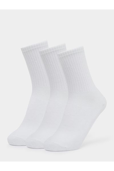 Styli Set of 3 - Solid Ribbed Socks