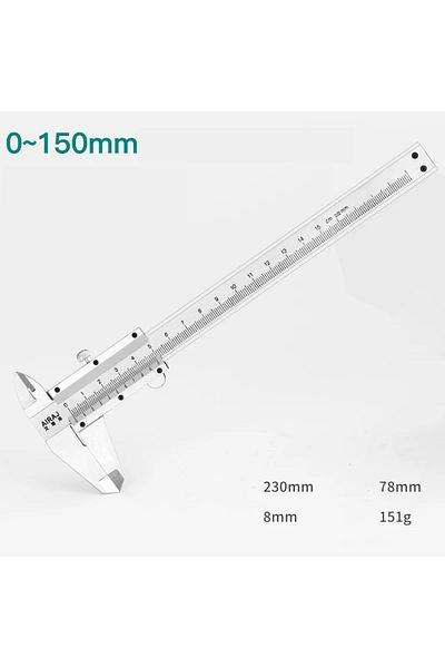 AIRAJ Calliper 1330 0-150 Mm Vernier Caliper Digital 0.02 Mm High-precision Measuring Tool Stainles