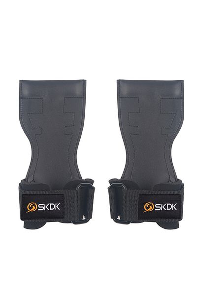 Choice Free Size Black Skdk Weight Lifting Grip Pads Crossfit Bodybuilding Palm Protector Squat Gym Gloves