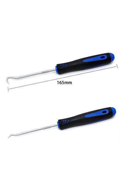 Choice 4PCS 165mm Blue Car Oil Seal Screwdriver Set Hose Removal Hook Set O-Ring Seal Gasket Puller Remo...