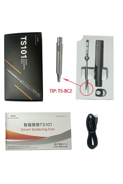 Choice With Welding Tips 65w-99w Gray Ts-bc2 Miniware Ts101 Digital Display Electric Soldering Iron High Po