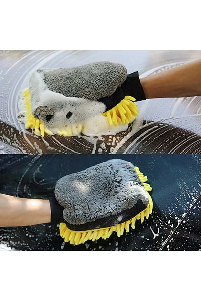 Choice Car Wash Glove Coral Mitt Soft Anti-scratch For Car Wash And Cleaning Multifunction Thick Cleanin...