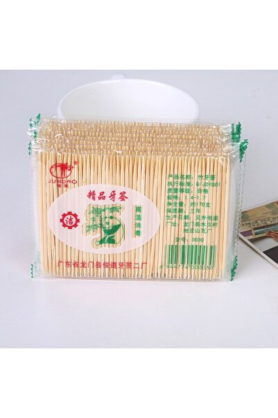 Choice 1000 قطعة من أعواد الأسنان الناعمة ذات الوجهين المصنوعة من الخيزران ال...