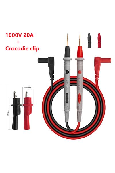 Choice 10A 20A 1000V Probe Test Leads Pin For Digital Multimeter Needle Tip Multi Meter Tester Lead Prob...
