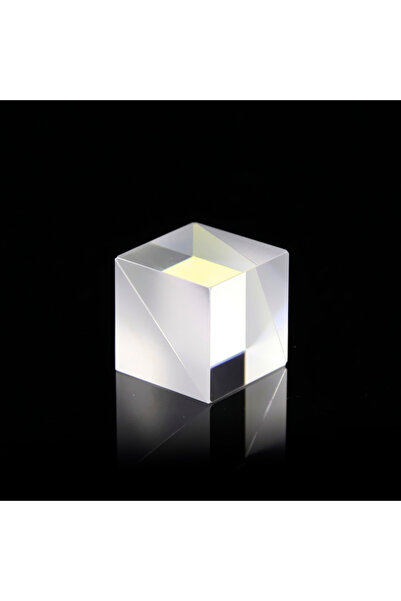 Choice Optical Glass Cube 25.4mm Beamsplitters Prism Semi-Reflective and Semi-Transmissive Splitting Prism
